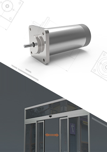 可大批量定制的工業(yè)自動(dòng)伸縮門(mén)電機24V104.5W直流電機